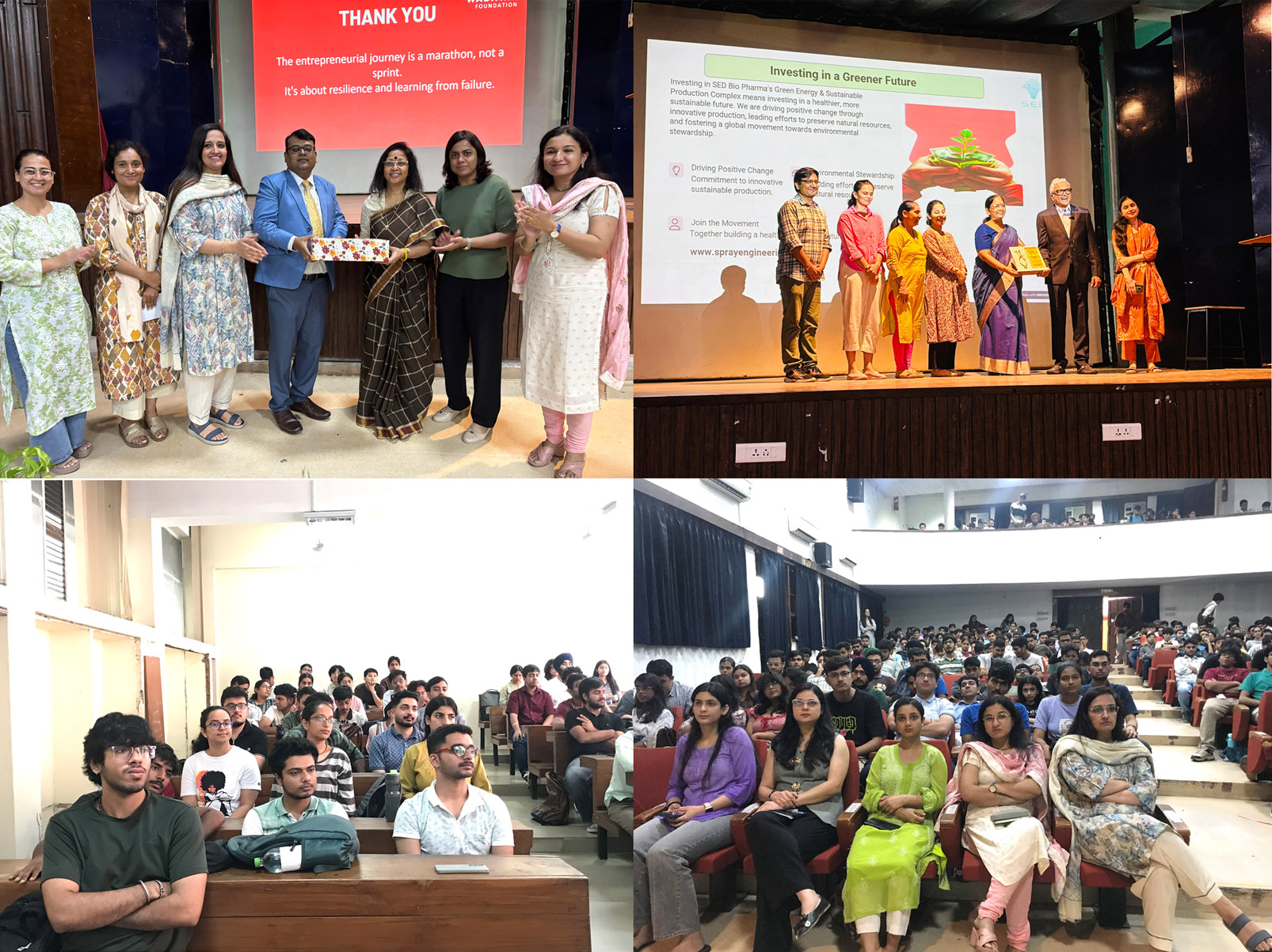 इंडस्ट्री-एकेडेमिया वीक: पेक में उद्यमिता, सस्टेनेबल डेवलपमेंट और सिविल इंजीनियरिंग पर हुए एक्सपर्ट लेक्चर